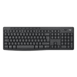 Keyboard and Mouse Logitech MK370 Graphite Qwerty hebreo