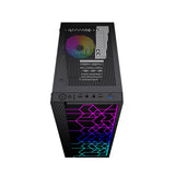 ATX Semi-tower Box GEMBIRD Fornax 2500 ARGB Black Multicolour