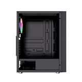 ATX Semi-tower Box GEMBIRD Fornax 2500 ARGB Black Multicolour