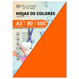 Printer Paper Fabrisa Orange A3 500 Sheets