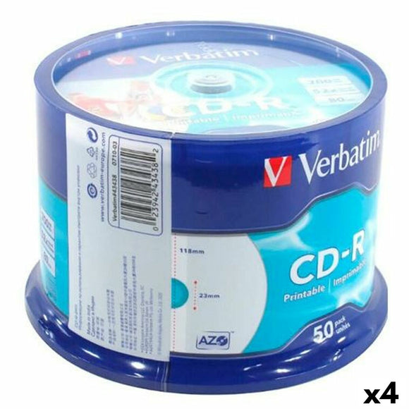 CD-R Verbatim 700 MB 52x (4 Units)