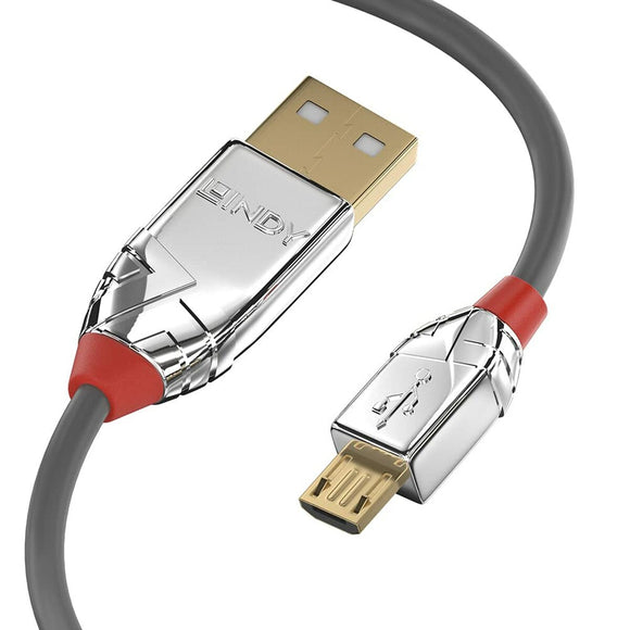 Cable Micro USB LINDY 36651 Grey