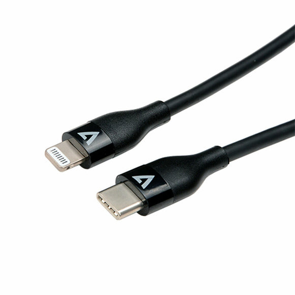 USB-C to Lightning Cable V7 V7USBCLGT-1M         Black