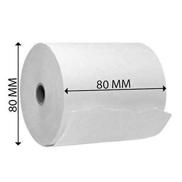 Thermal Paper Roll Nilox NX-RTNL04080 48 Units White