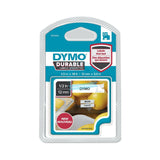 Thermal transfer ribbon Dymo 12 x 5,5 mm Black White (6 Units)